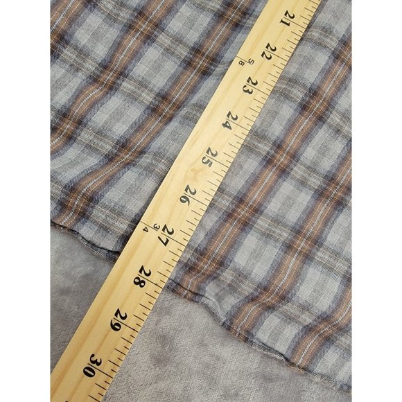 Jos. A. Banks Reserve Traditional Fit soft ‎ Plaid Shirt large Cotton & Cashmere - Picture 5 of 6